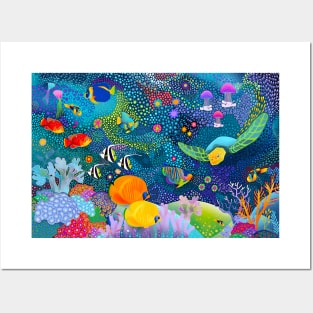 Ocean Fish Posters and Art